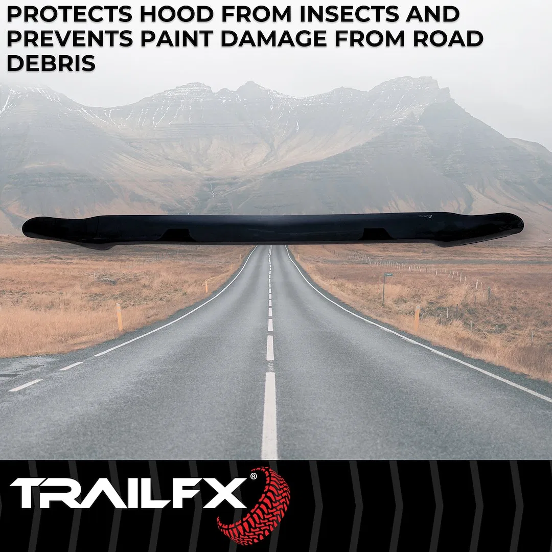 8489H – TRAILFX Bug Shield, Wrap-Around Smoke Acrylic - view 2